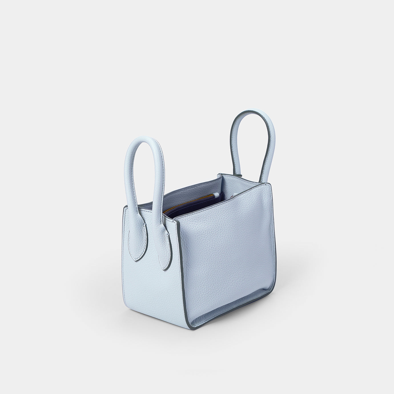 White mini top handle bag hot sale