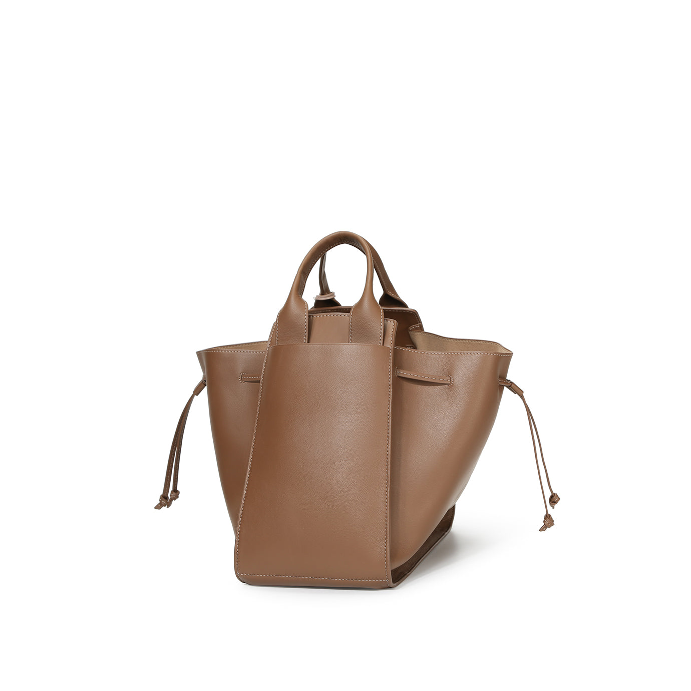 LU-II Ruched Large Top Handle Bag