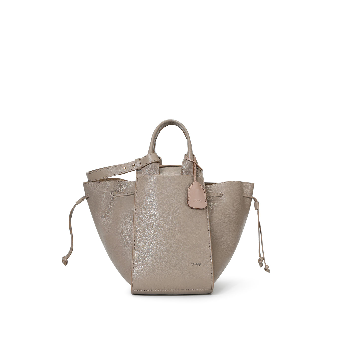 LU-II Ruched Large Top Handle Bag