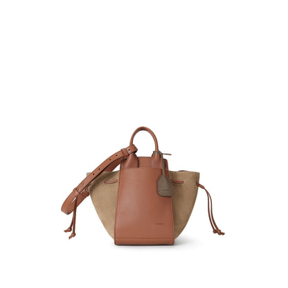 LU-II Ruched Top Handle Bag